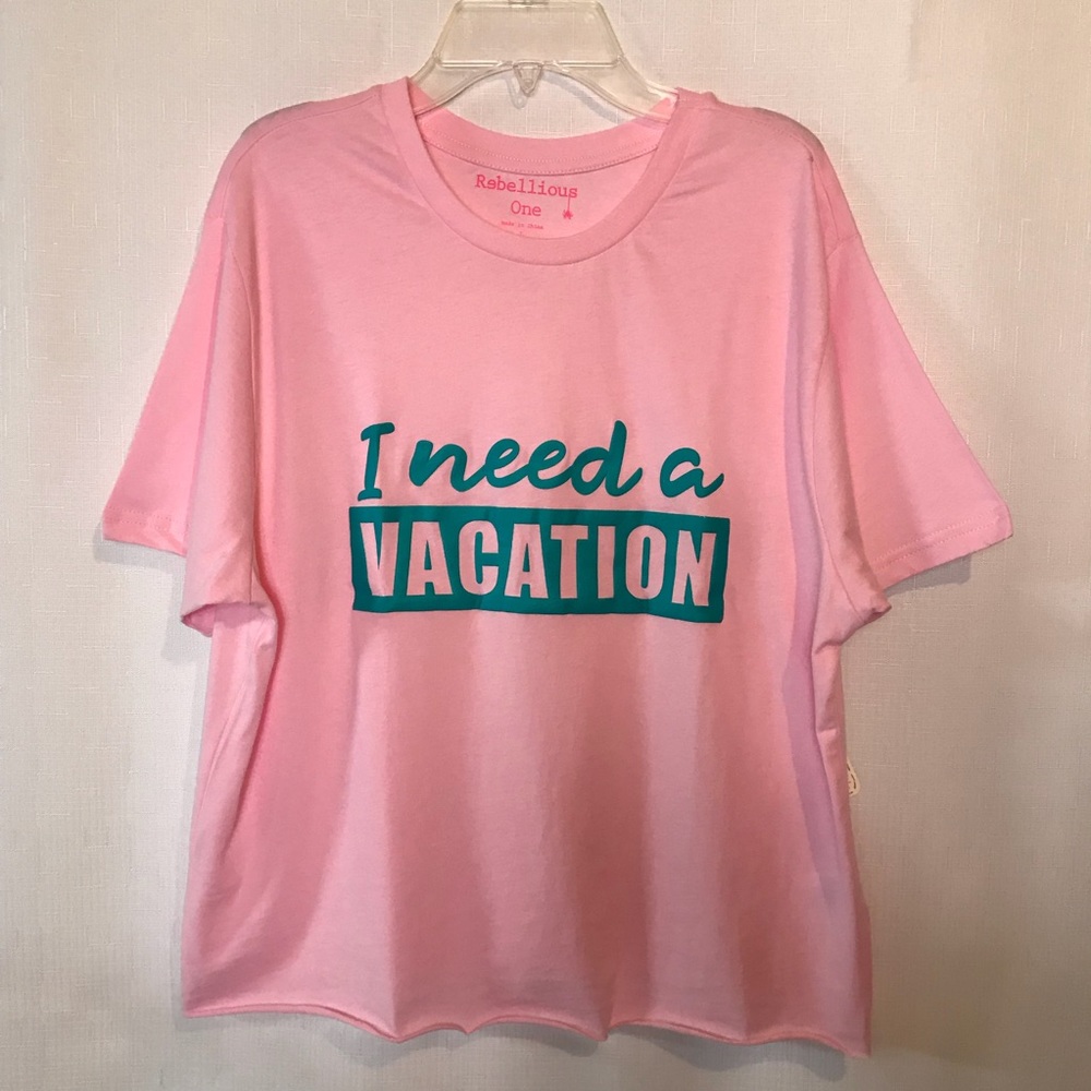 Rebellious One graphic tee NWT Crop statement tee